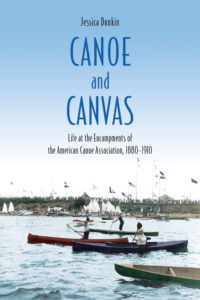 Book cover graphic of "Canoe and Canvas"