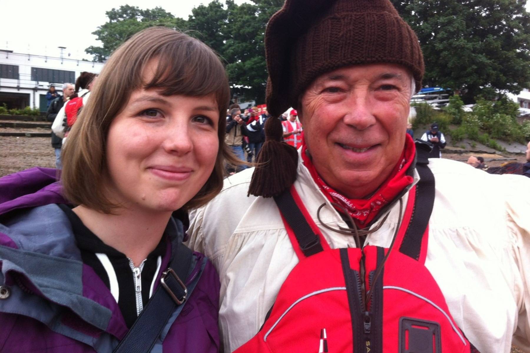 Dominique Lizé-Beaulieu and Terry Guest smile for a photo