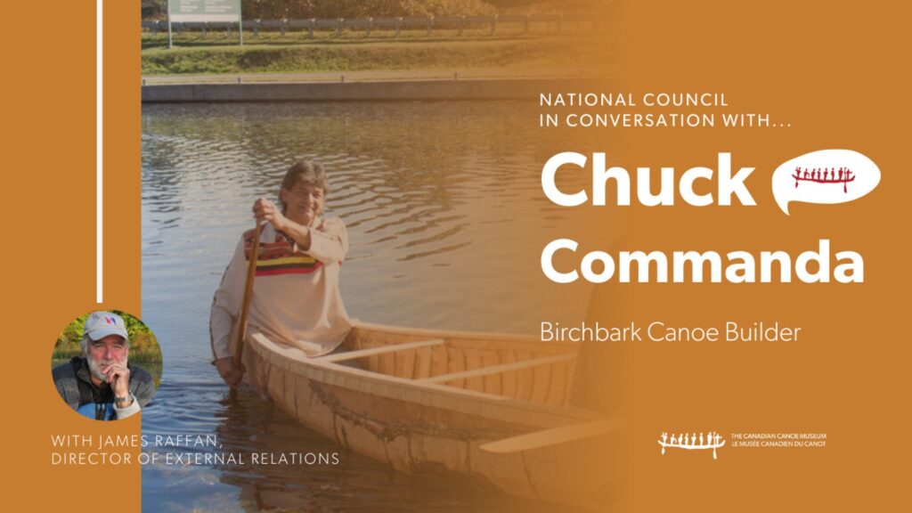 National Council In Conversation graphic with Chuck Commanda